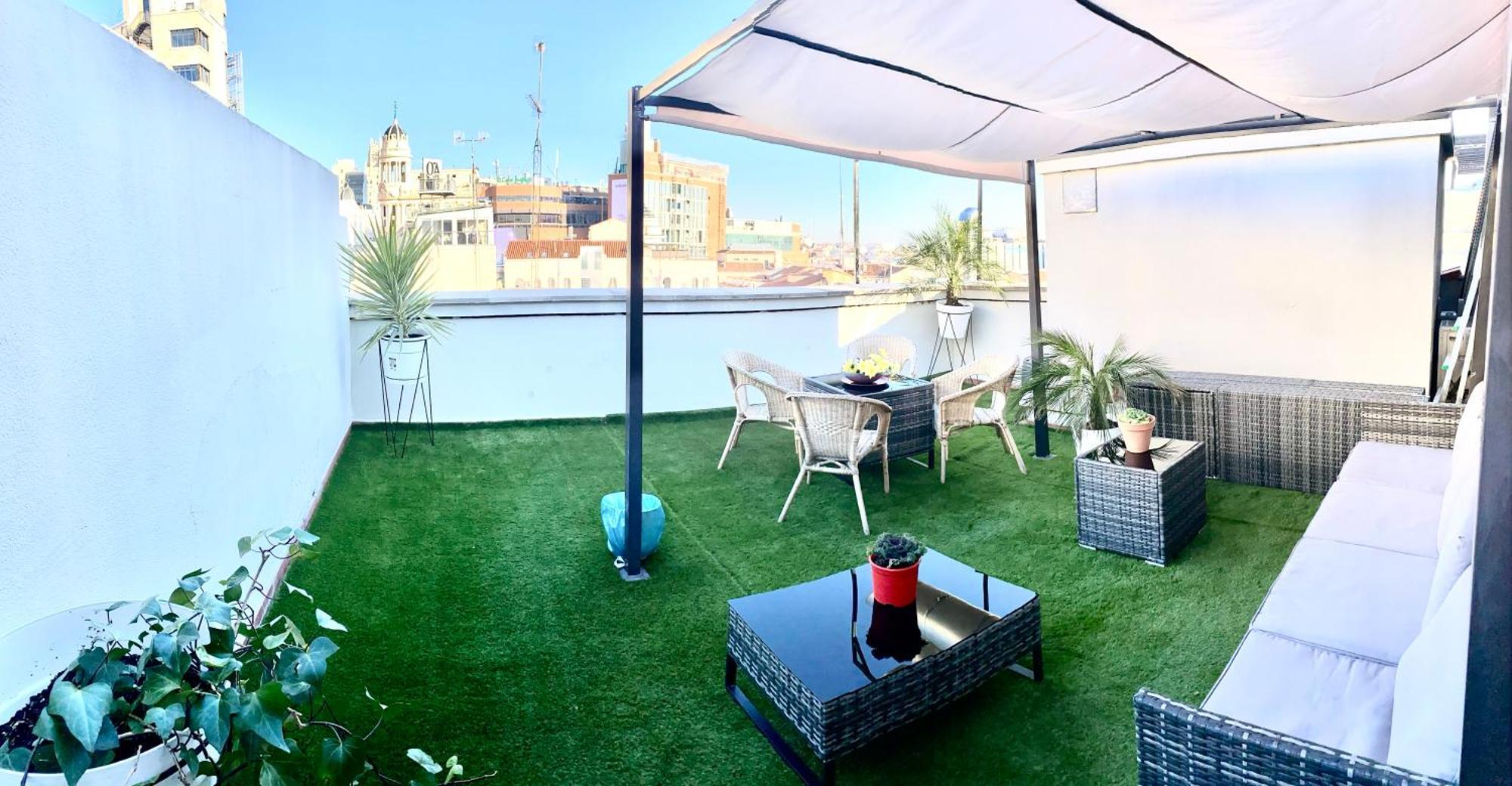 Ferienwohnung Penthouse Madrid View Exterior foto